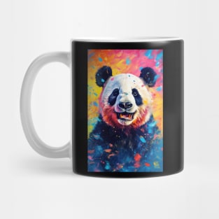 Paint Splatter Panda Bear Mug